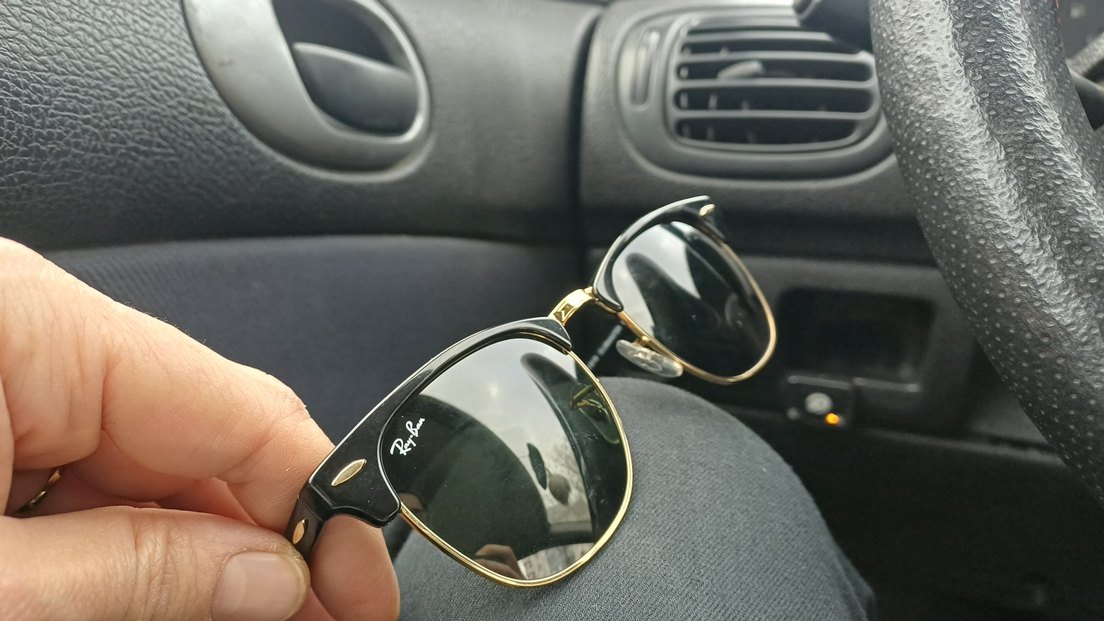 RAYBAN Siyah Parlak Klasik Kadın Güneş Gözlüğü - Görsel 4