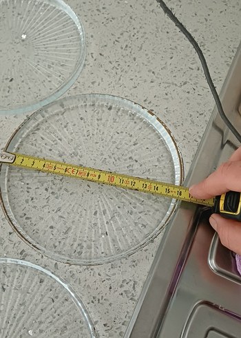 Bej ve Gri Renkli Düz Tabak - Görsel 4