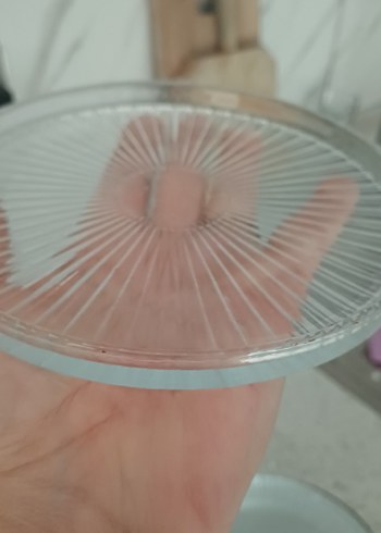 Bej ve Gri Renkli Düz Tabak - Görsel 2