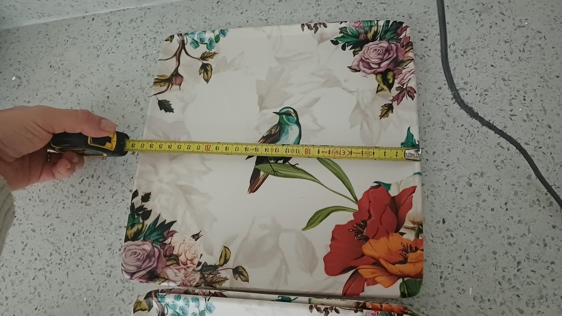 Çiçek Desenli Beyaz Tabak Seti - Görsel 3