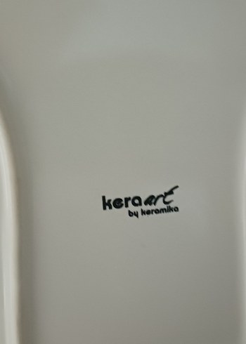 Beyaz Kalp Desenli Seramik Yemek Takımı - Görsel 2