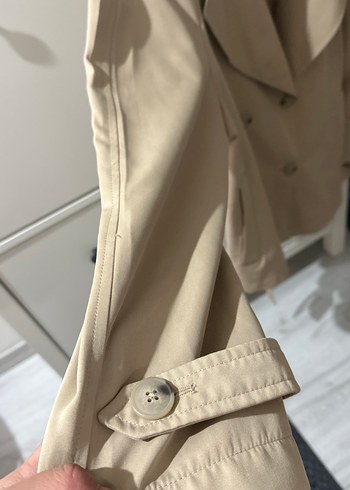 l Beden camel Renk Bej Kadın Midi Trençkot