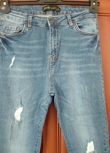 42 Beden Eskitme kot pantolon