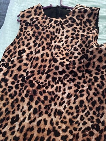 48 Beden Leopar marks&spencer elbise
