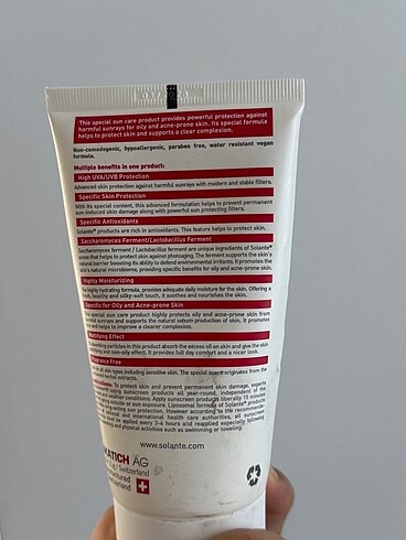Diğer Solante acnes güneş kremi