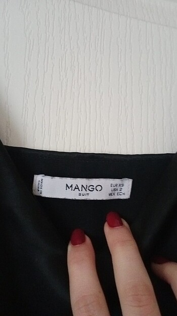 Mango Mango saten elbise