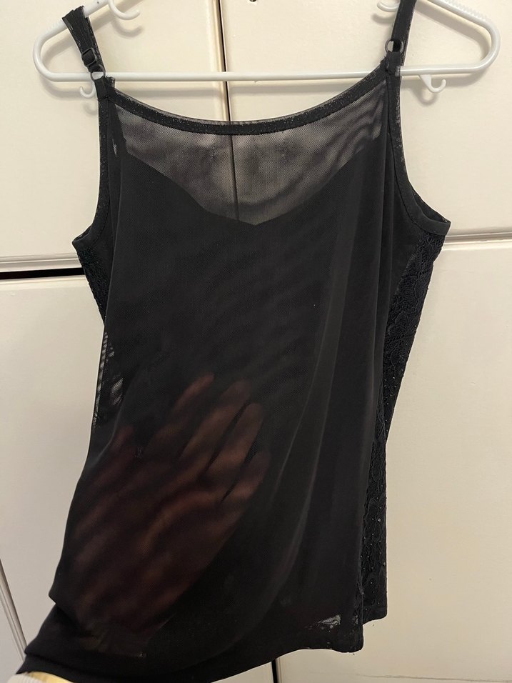 Taşlı tül atlet - Görsel 3