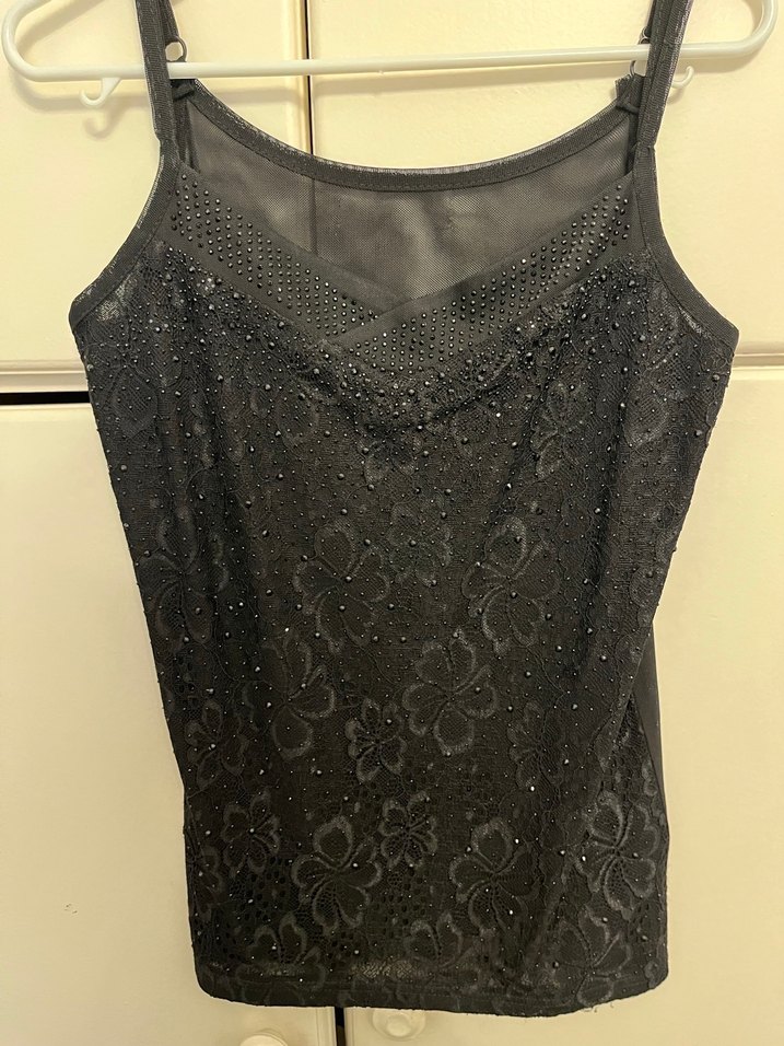 Taşlı tül atlet - Görsel 2