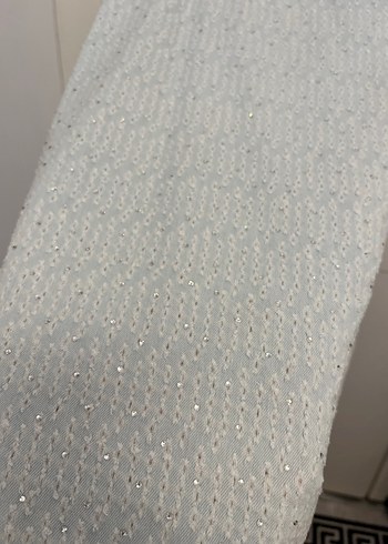 Midi Kot Taşlı Askılı Elbise - Görsel 2