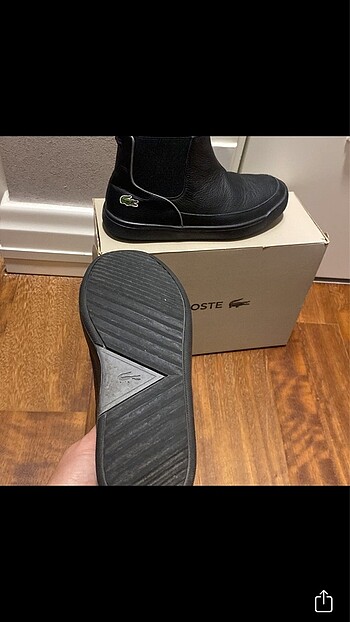 33 Beden siyah Renk Lacoste 33 numara
