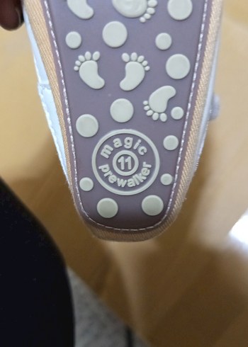 Beyaz kiz Bebek İlk Adım Ayakkabısı - Görsel 3