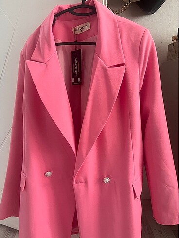 xl Beden pembe Renk Blazer ceket