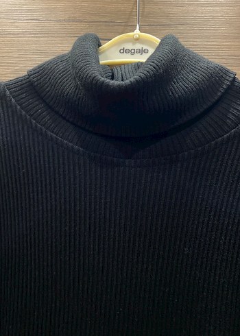 Siyah Uzun Kollu Püsküllü Uzun Elbise - Görsel 5