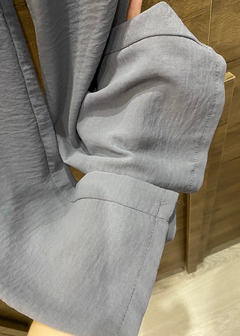 Gri Bol Kesim Uzun Bluzlu Takım 36-42 beden aralığındadır - Görsel 6