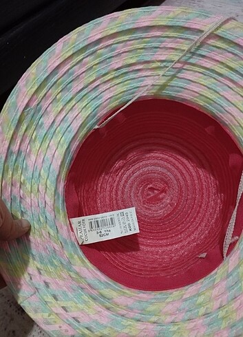 3-5 Yaş, 21 cm Beden Hasır şapka