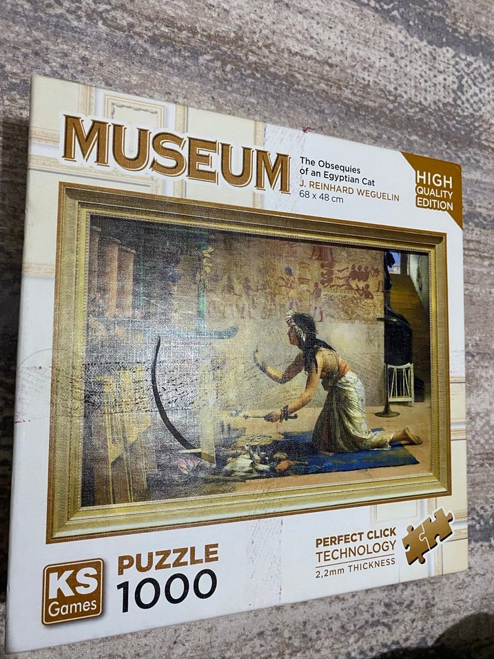 Müze Altın Parlak 1000 Parça Puzzle - Görsel 2