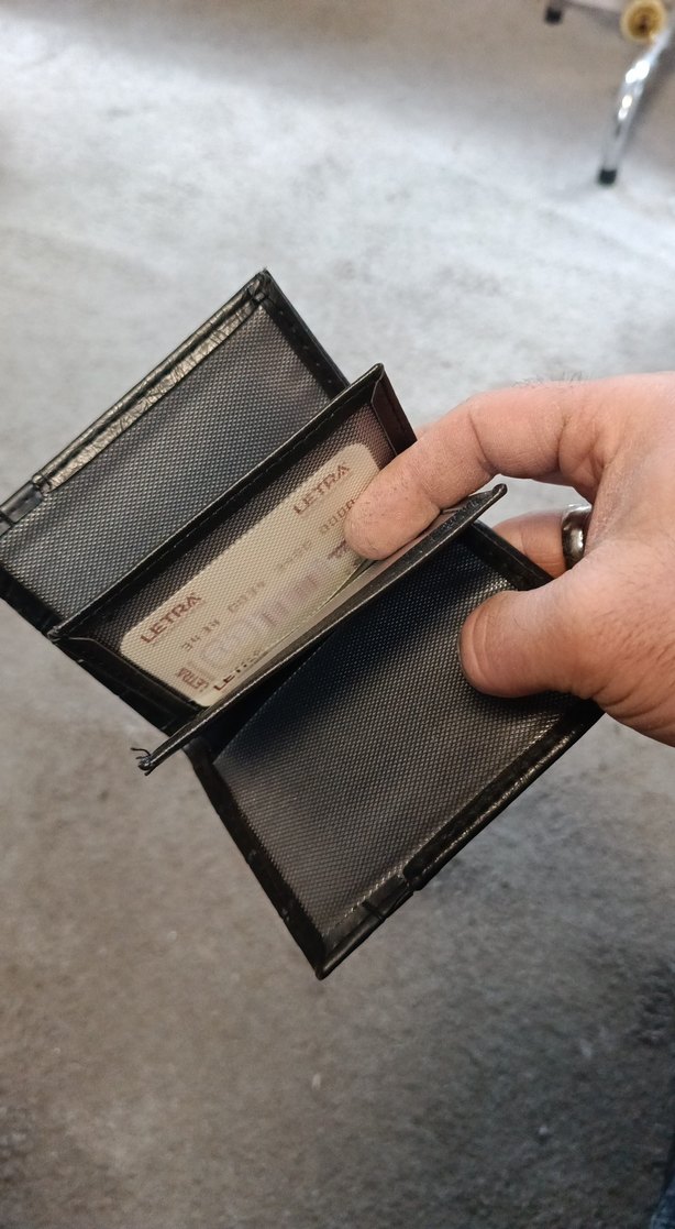 Siyah Erkek Yılan Desenli Cüzdan - Görsel 3