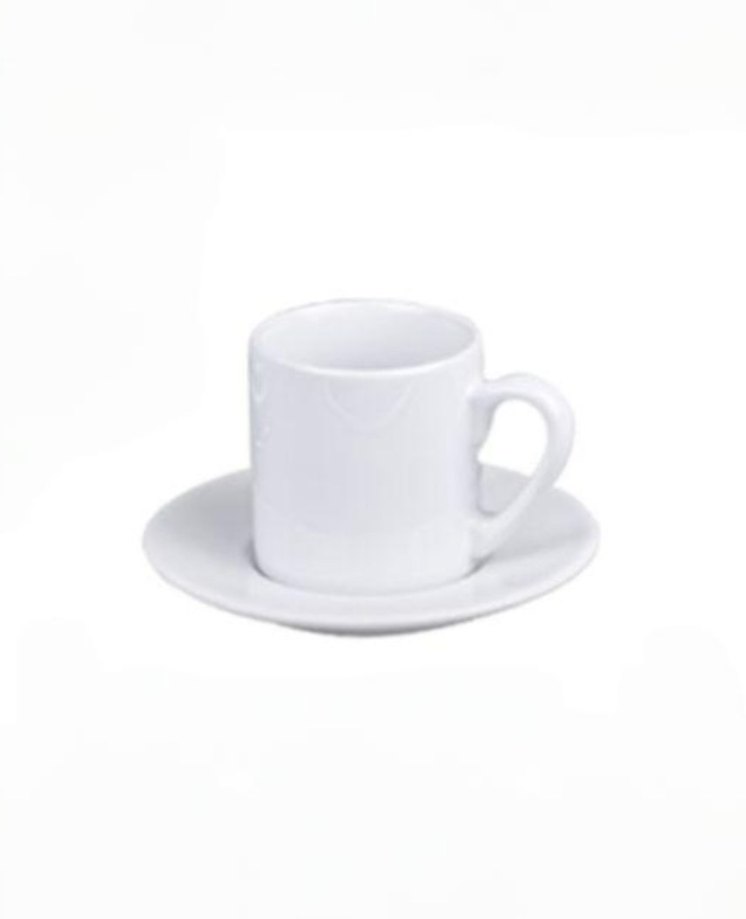 HATiCE Yazılı Beyaz Fincan ve Tabak - Görsel 2