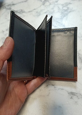 Kahverengi Siyah Erkek Cüzdan LETRA - Görsel 3