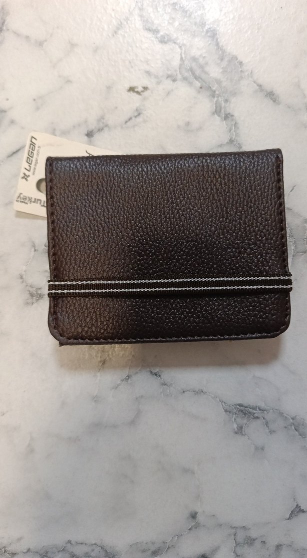 Kahverengi Erkek Cüzdanı, Baskılı, İş Stili - Görsel 2