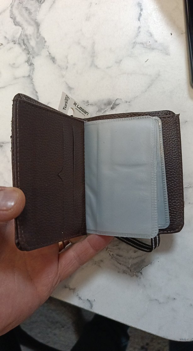 Kahverengi Erkek Cüzdanı, Baskılı, İş Stili - Görsel 3