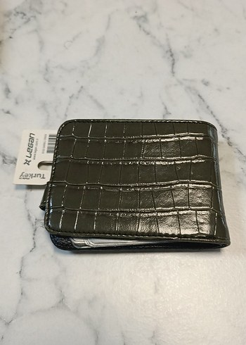 Kroko Desenli yeşil Cüzdan - Görsel 2