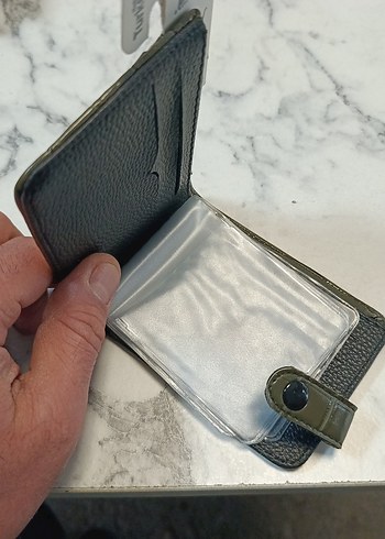 Kroko Desenli yeşil Cüzdan - Görsel 3