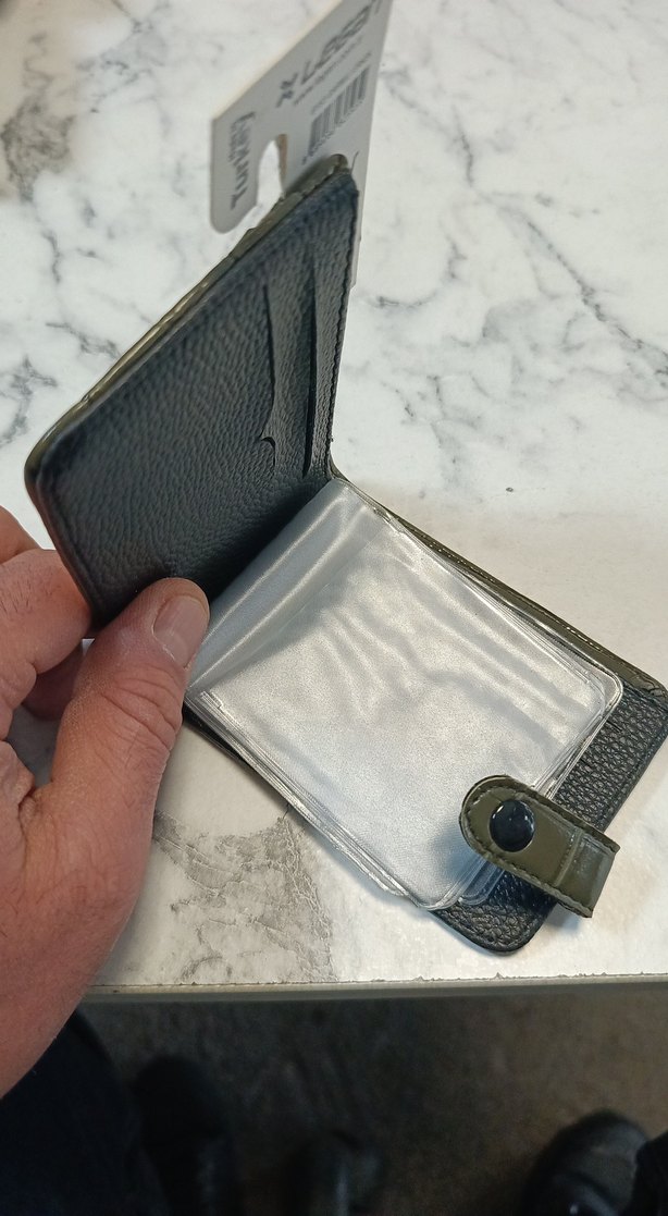 Kroko Desenli yeşil Cüzdan - Görsel 3