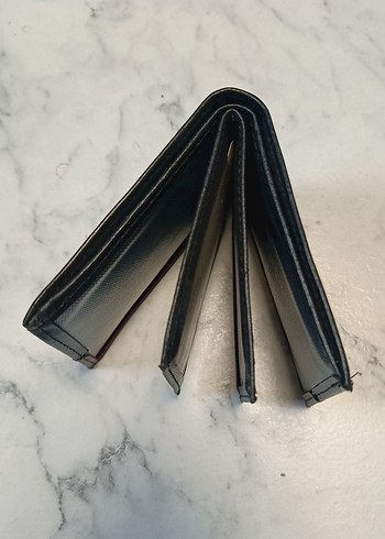 Bordo Siyah Erkek Cüzdanı LETRA - Görsel 3