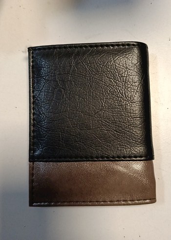 Erkek Siyah Kahverengi Minimalist Cüzdan - Görsel 2