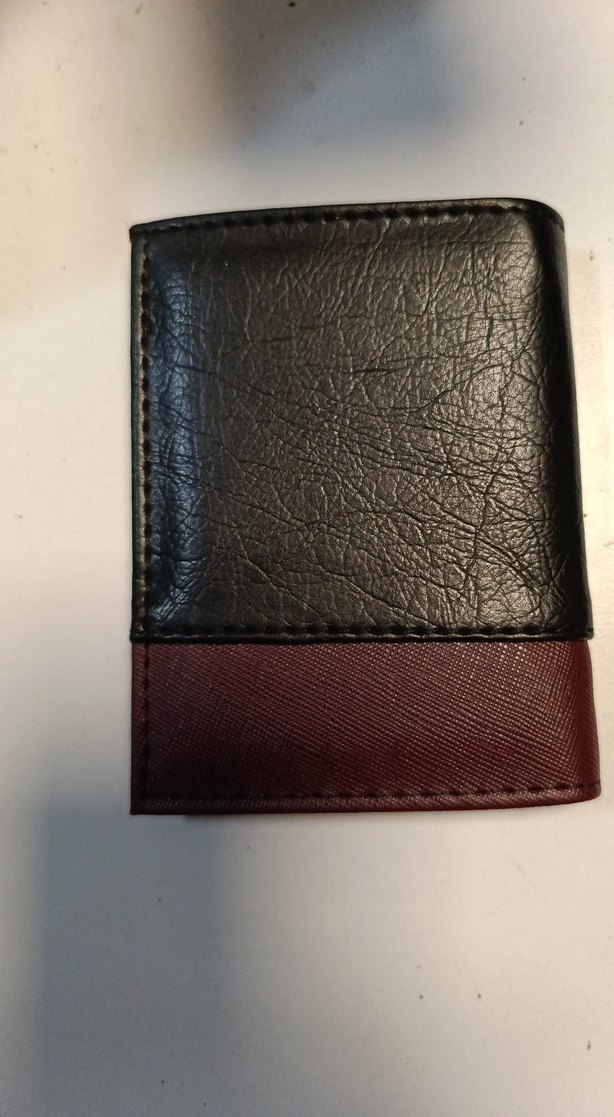 Letra Siyah Bordo Erkek Cüzdan - Görsel 2