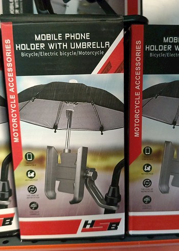 Şemsiyeli telefon tutucu - Görsel 2