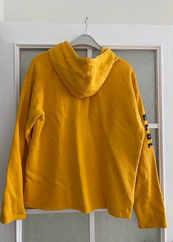 Koton Sarı Kapüşonlu Kadın Sweatshirt