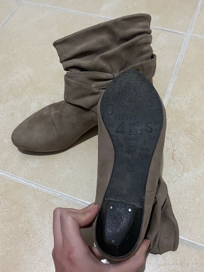 Süet Tokalı Kadın Bot - Görsel 4