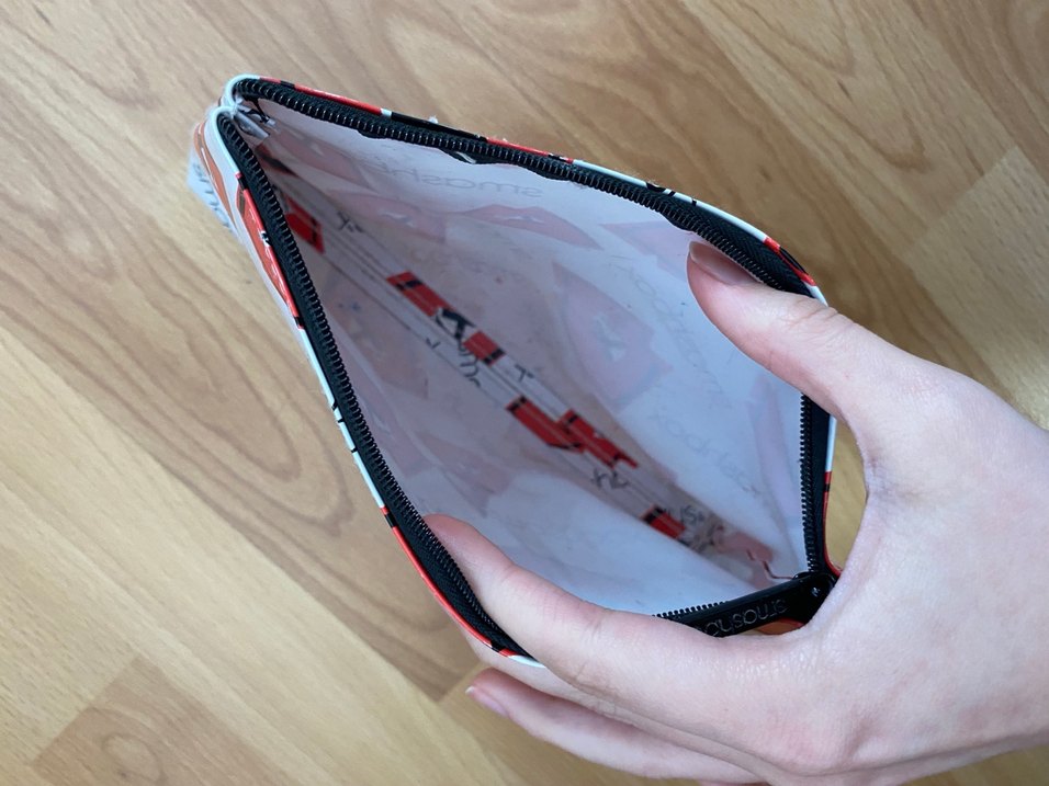 Renkli Baskılı Kadın Makyaj Çantası - Görsel 3