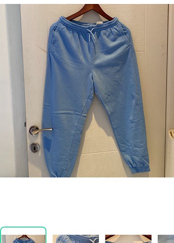 H&M Acik Mavi Rahat Jogger Esofman Alti