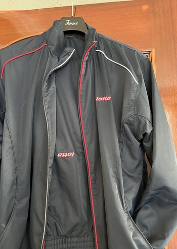 Lotto Gri Fermuarlı Erkek Yağmurluk - Görsel 2