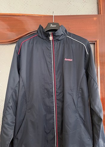 Lotto Gri Fermuarlı Erkek Yağmurluk - Görsel 3