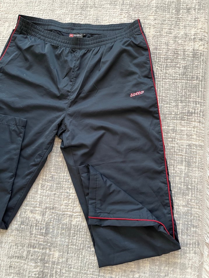 Lotto Gri Fermuarlı Erkek Yağmurluk - Görsel 4