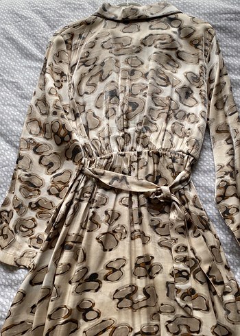 Bohem Yılan Desenli Uzun Elbise - Görsel 3