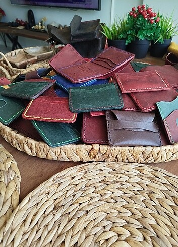 Handmade deri cuzdan
