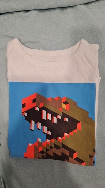 10 Yaş Beden beyaz Renk T shirt 