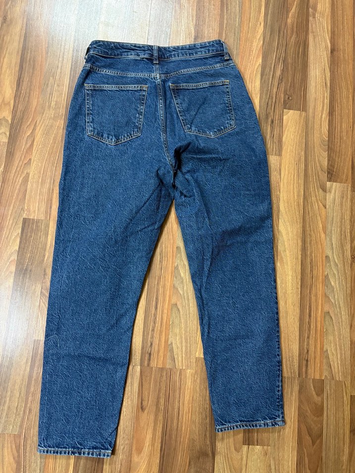 Kadın Mavi mom jean - Görsel 3