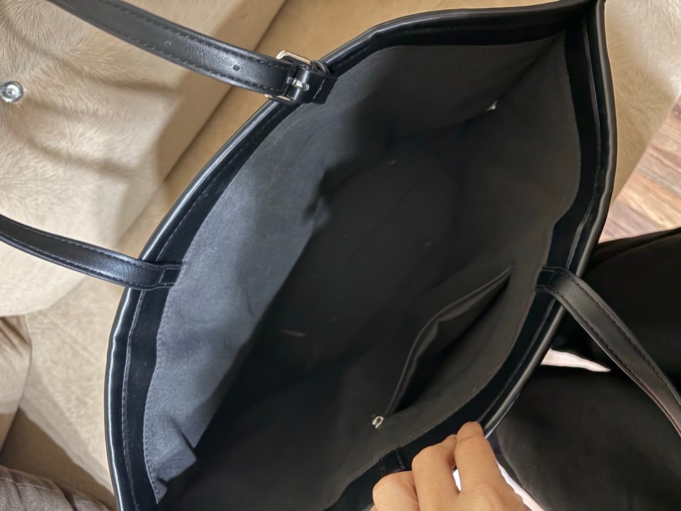 Siyah Kadın Omuz Çantası benetton orijinaldir - Görsel 3