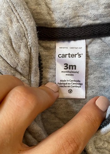 Zara Erkek Çocuk Gri Nakışlı Denim Gömlek