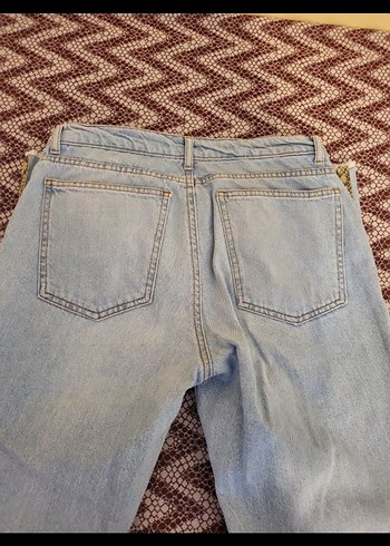 Yılan Desenli Bol Kesim Kot - Görsel 3