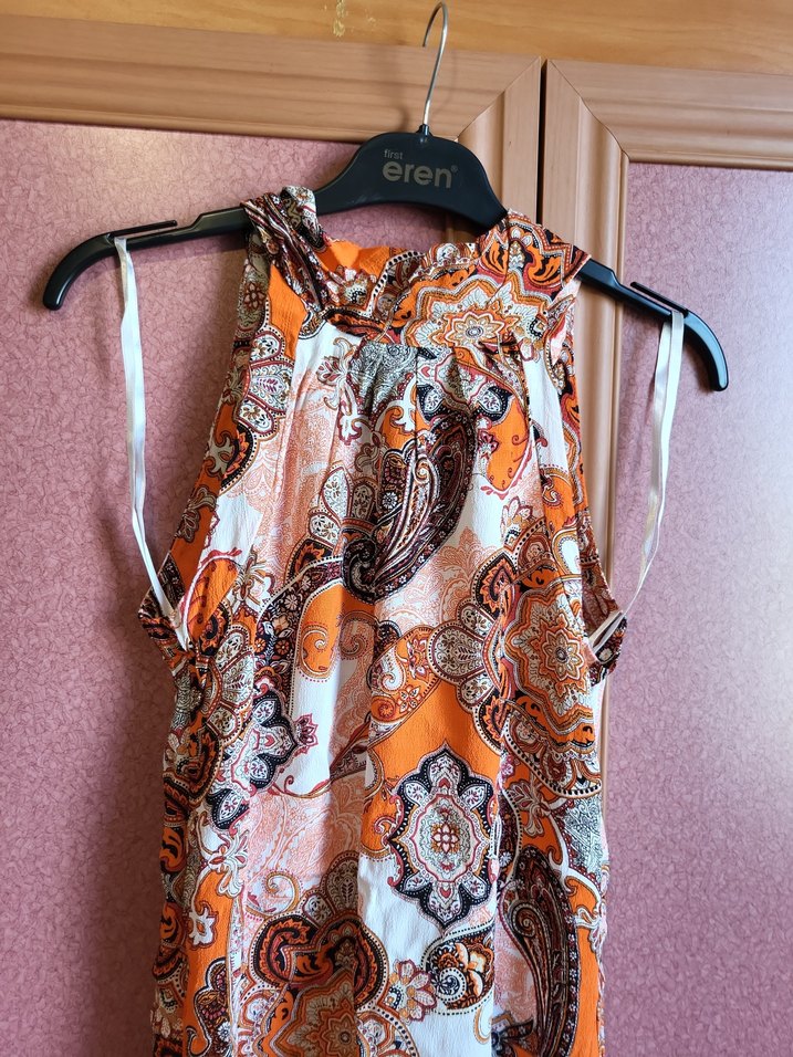 Bohem Çok Renkli Elbise - Görsel 3