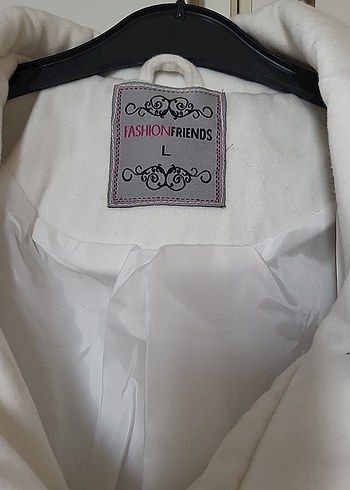 Düğmeli Beyaz Kadın Ceket - Görsel 2