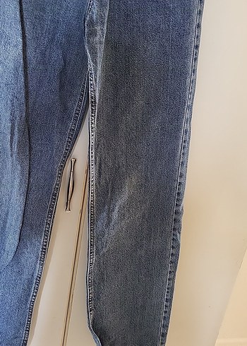 Bol Kesim Kot Pantolon - Görsel 3