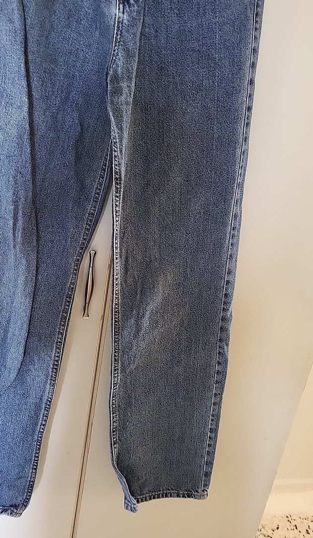 Bol Kesim Kot Pantolon - Görsel 3